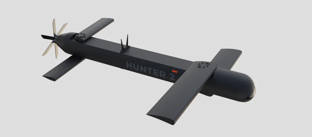 HUNTER 2 (SINGLE TUBE LAUNCHED DRONE - FROM GROUND)